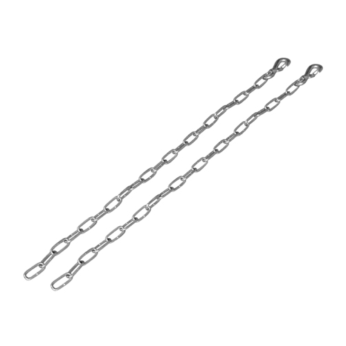 Quick release chains for chute - pair